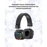 Belle Fusion Bfs Rgb Işıklı Katlanabilir Bluetooth 5.3 Kulak Üstü Kulaklık