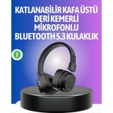 Belle Fusion Bfs Uzun Süreli Rahat Kullanım Için Kablosuz Bluetooth Kulaklık