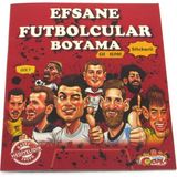 Belle Fusion Efsane Futbolcular Çıkartmalı Maskeli Boyama Kitabı
