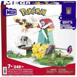 Belle Fusion HKT21 Mega™ Pokémon™ Countryside Windmill - Yel Değirmeni Kasabası Seti 240 Parça +7 Yaş