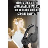 Belle Fusion Kulak Üstü Kablosuz Bluetooth Kulaklık Gürültü Önleyici Uzun Şarj Süreli