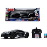 Belle Fusion Mey Ithalat® 1:16 Jada Toys Marvel Black Panther Lykan Hypersport Kumandalı Araba