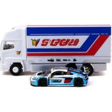 Belle Fusion Mey Ithalat® 1/64 Model Araç R8 Lms Gt3 Evo Iı Macau Gt Cup - Fıa Gt World Cup 2024 Uno Racing #30