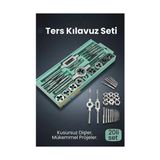 Belle Fusion Mey Ithalat® 20 Parça Profesyonel Metrik Ters Kılavuz ve Pafta Seti M3-M12 - Hassas Diş Açma ve Onarım Takımı