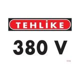 Belle Fusion Mey Ithalat® 380 V Tehlike Uyarı Levhası 25X35 KOD:1115 - Çok Renkli