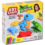 Belle Fusion Mey Ithalat® 3D Dinozor Oyun Hamuru Seti - Çok Renkli