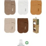 Belle Fusion Mey Ithalat® 5'li Penye Soket Kutulu Basic Çorap 10131 Bej - Çok Renkli
