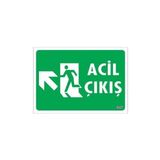 Belle Fusion Mey Ithalat® Acil Çıkış Uyarı Levhasi 25X35 Kod: 947