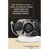 Belle Fusion Mey Ithalat® Aynalı Bluetooth Kulaklık Yeni Nesil Akıllı Saat Titreşimli Nabız Ölçer Spor - Çok Renkli