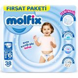 Belle Fusion Mey Ithalat® Bebek Bezi Fırsat Paketi 6 Beden 15+ kg 38 Adet