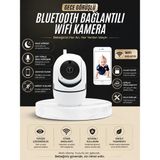 Belle Fusion Mey Ithalat® Bebek Takip Kamerası Gece Görüşlü Wifi Güvenlik Kamerası
