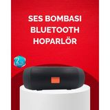 Belle Fusion Mey Ithalat® Bluetooth Hoparlör 20W Bass Güçlü Ses USB Flash Aux Destekli
