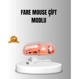Belle Fusion Mey Ithalat® Çift Modlu Kablosuz Bluetooth 5.0 + 2.4ghz Mouse – 3 Cihaz Bağlantılı, Hızlı - Çok Renkli
