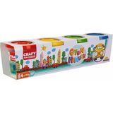 Belle Fusion Mey Ithalat® Crafy 4'lü Oyun Hamuru 520 Gr.