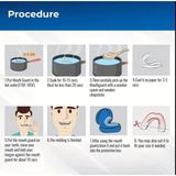 Belle Fusion Mey Ithalat® Diş Gıcırdatma Engelleyici Gece Plağı | Termoplastik Diş Koruma Aparatı | Şeffaf Gece Koruyucu | Tek Beden Uyumlu