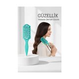 Belle Fusion Mey Ithalat® Doğal Antistatik Hava Yastıklı Saç Fırçası - Dolaşık Saç Açıcı Tarak