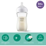 Belle Fusion Mey Ithalat® Doğal Tepkili Natural Response Cam Biberon 240 ml 1+ Ay