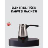 Belle Fusion Mey Ithalat® Elektrikli Türk Kahvesi Cezvesi 800W Kablosuz Döner Tabanlı