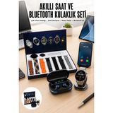 Belle Fusion Mey Ithalat® Gamer Seti Bluetooth Kulaklık Ucuz Kaliteli Yeni Nesil Akıllı Saat - Çok Renkli