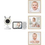 Belle Fusion Mey Ithalat® Gece Görüşlü Bebek Telsizi Besleme Hatırlatıcılı LCD Ekran Yeni Nesil