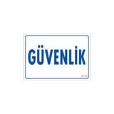 Belle Fusion Mey Ithalat® Güvenlik Uyarı Levhası 17,5X25 KOD:1717