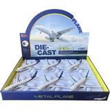 Belle Fusion Mey Ithalat® HW-180 2830 Blue Cb Işıklı Sesli Metal Yolcu Uçağı