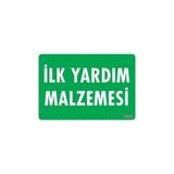 Belle Fusion Mey Ithalat® Ilk Yardım Malzemesi Uyarı Levhası 17,5X25 KOD:1002 - Çok Renkli