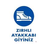 Belle Fusion Mey Ithalat® Iş Güveliği Ayakkabısı Uyarı Levhası 25X35 Kod:15 - Çok Renkli