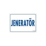 Belle Fusion Mey Ithalat® Jeneratör Uyarı Levhası 17,5X25 KOD:1722