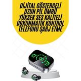 Belle Fusion Mey Ithalat® Kablosuz Bluetooth Kulaklık Çift Telefon Destekli Powerbankli Dijital Göstergeli - Çok Renkli