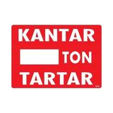 Belle Fusion Mey Ithalat® Kantar Ton Tartar Uyarı Levhası 25X35 KOD:1618 - Çok Renkli