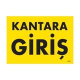 Belle Fusion Mey Ithalat® Kantara Giriş Uyarı Levhası 25X35 KOD:1578 - Çok Renkli
