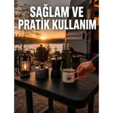 Belle Fusion Mey Ithalat® Katlanır Plastik Kamp Masası Hafif Taşınabilir Piknik Masası