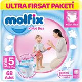 Belle Fusion Mey Ithalat® Külot Bez Ultra Fırsat Paketi 5 Beden 12-17 kg 68 Adet