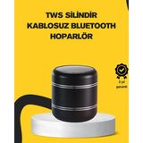 Belle Fusion Mey Ithalat® Mini Alüminyum Bluetooth Hoparlör Yüksek Bas Performansı