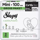 Belle Fusion Mey Ithalat® Natural Bebek Bezi Gross Paket 2 Beden 3-6 kg 100 Adet