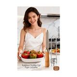 Belle Fusion Mey Ithalat® Paslanmaz Çelik 2’li Profesyonel Kabak ve Dolma Biber Oyacak Seti - Gurme Tasarım