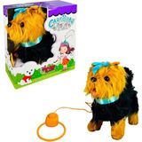 Belle Fusion Mey Ithalat® PFT-B267 Peluş Tasmalı Yürüyen Köpek Mavi -Vrd
