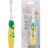 Belle Fusion Mey Ithalat® Sevimli Dinozor Pilli Işıklı Diş Fırçası