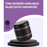 Belle Fusion Mey Ithalat® Silindir Tasarım Mini Bluetooth Hoparlör 10M Çekim Güçlü Bas ve Mikrofonlu - Çok Renkli