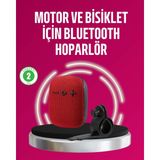 Belle Fusion Mey Ithalat® Taşınabilir Bluetooth Hoparlör Suya Dayanıklı Kumaş Kaplama