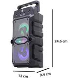 Belle Fusion Mey Ithalat® Taşınabilir Kablosuz Bluetooth Hoparlör Uzun Pil Ömrü LED Işıklı Yeni Nesil