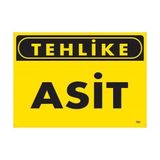 Belle Fusion Mey Ithalat® Tehlike Asit Uyarı Levhası 25X35 KOD:762