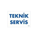 Belle Fusion Mey Ithalat® Teknik Servis Uyarı Levhası 17,5X25 KOD:1756