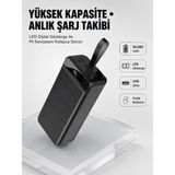 Belle Fusion Mey Ithalat® Tüm Cihazlarla Uyumlu 50.000 Mah Powerbank – Yüksek Kapasiteli, LED Gösterge ve - Çok Renkli
