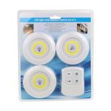 Belle Fusion Mey Ithalat® Uzaktan Kumandalı Yapışkanlı 3'lü LED Spot Lamba