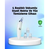 Belle Fusion Mey Ithalat® Vakum Teknolojili Siyah Nokta Temizleyici Cihaz – 4 Farklı Başlık ve Derinlemesine Gözenek Temizliği