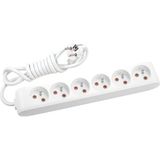 Belle Fusion Mey Ithalat® Viko Multi-Let Kablolu Grup Priz 6'' Lı 5 Metre