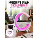 Belle Fusion Mey Ithalat® Yeni Nesil Bluetooth Hoparlör Speaker 5.0 Taşınabilir G Şeklinde Powerbankli Yeni Nesil