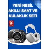 Belle Fusion Mey Ithalat® Yeni Nesil Sesli Görüşme Akıllı Saat ve Powerbank Çoklu Şarj Girişli Bluetoot - Çok Renkli